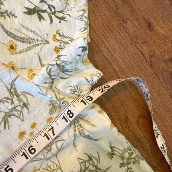 Lucky brand botanical cotton print tshirt size large - Picture 7 of 8